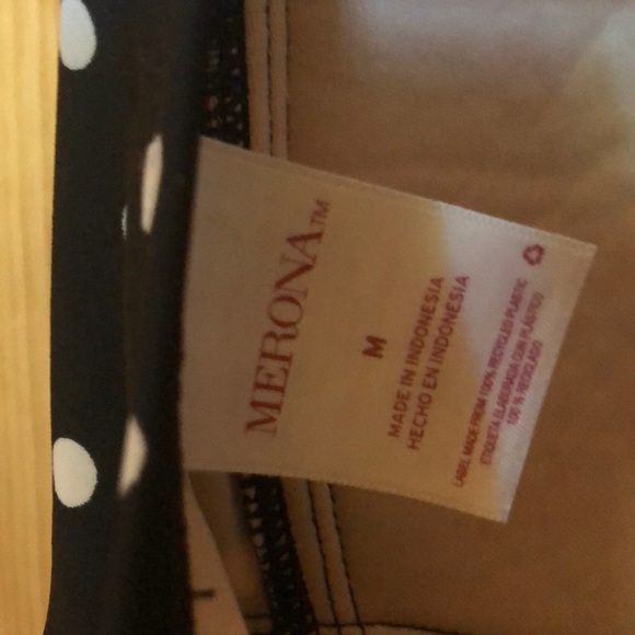 Merona vintage one-piece swim suit - Picture 3 of 4